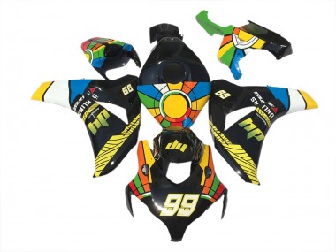 99 Multicolor 2008-2011 Honda CBR1000RR Carenados Moto