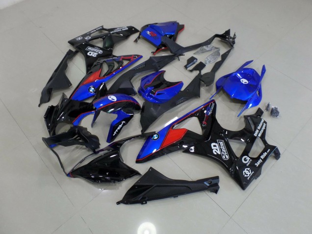 Alienígena Azul & Blanco 2009-2014 BMW S1000RR Carenados Moto Alienígena Azul & Blanco 2009-2014 BMW S1000RR Carenados Moto