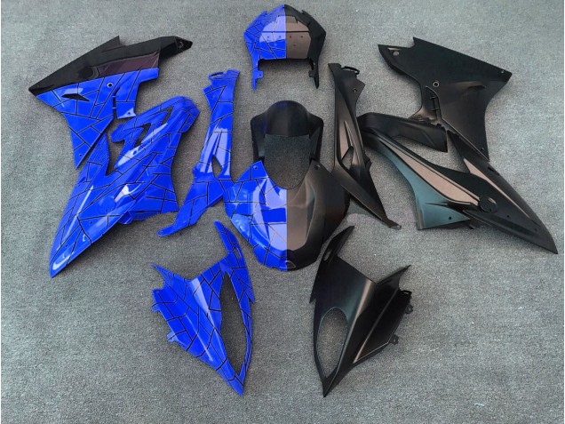 Alienígena Azul & Blanco 2009-2014 BMW S1000RR Carenados Moto