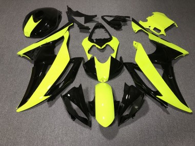 Alta Visibilidad & Negro Personalizado 2008-2016 Yamaha R6 Carenados Moto