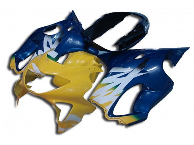 Amarillo & Azul 1999-2000 Honda CBR600 F4 Carenados Moto Amarillo & Azul 1999-2000 Honda CBR600 F4 Carenados Moto