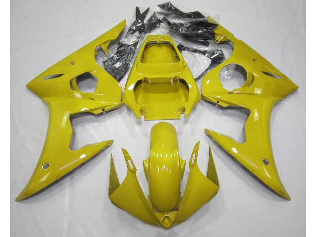 Amarillo Brillante 2003-2004 Yamaha R6 Carenados Moto Amarillo Brillante 2003-2004 Yamaha R6 Carenados Moto