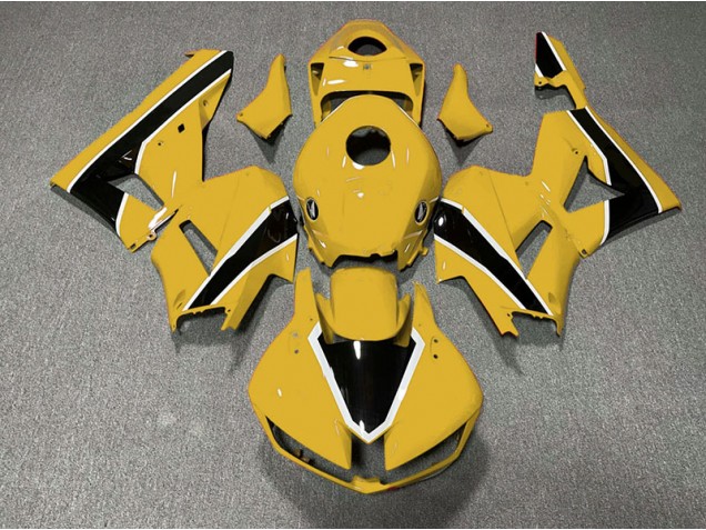 Amarillo Brillante & Negro 2013-2023 Honda CBR600RR Carenados Moto Amarillo Brillante & Negro 2013-2023 Honda CBR600RR Carenados Moto