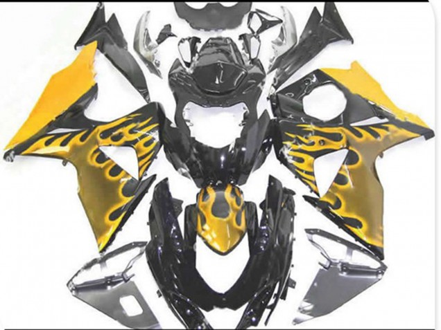 Amarillo Llama 2009-2016 Suzuki GSXR 1000 Carenados Moto Amarillo Llama 2009-2016 Suzuki GSXR 1000 Carenados Moto