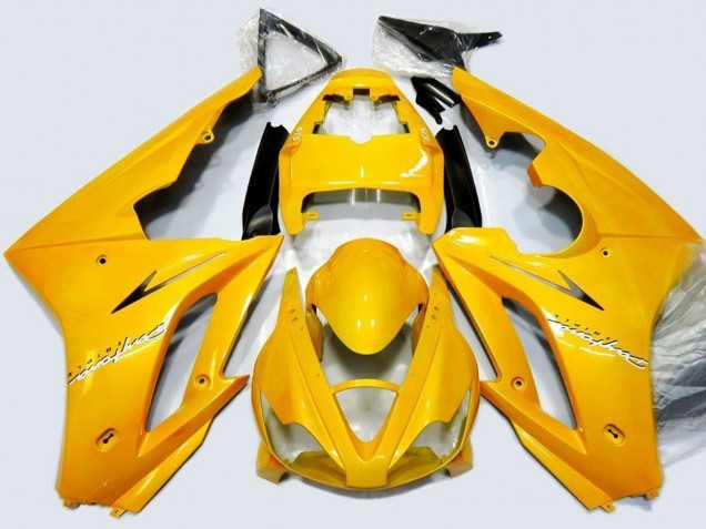 Amarillo Vibrante 2006-2008 Triumph Daytona 675 Carenados Moto