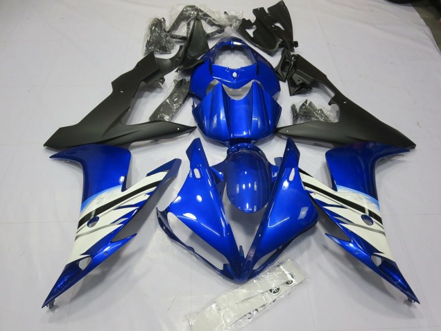 Azul & Blanco 2004-2006 Yamaha R1 Carenados Moto Azul & Blanco 2004-2006 Yamaha R1 Carenados Moto