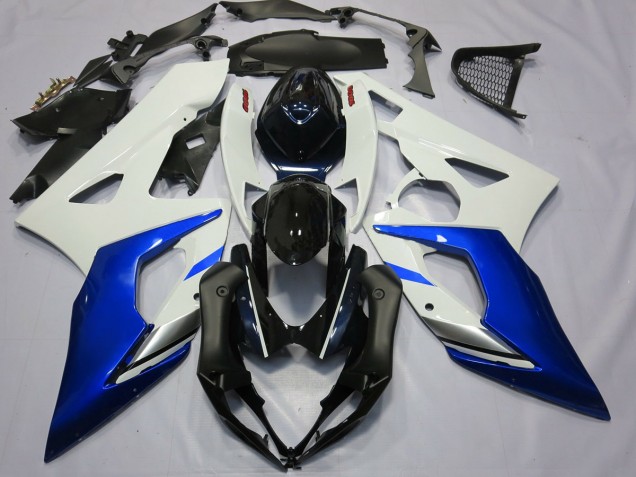 Azul & Blanco 2005-2006 Suzuki GSXR 1000 Carenados Moto Azul & Blanco 2005-2006 Suzuki GSXR 1000 Carenados Moto