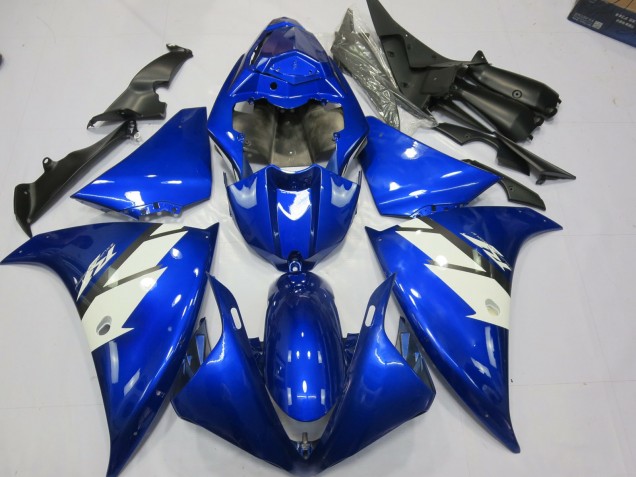 Azul & Blanco 2012-2014 Yamaha R1 Carenados Moto Azul & Blanco 2012-2014 Yamaha R1 Carenados Moto