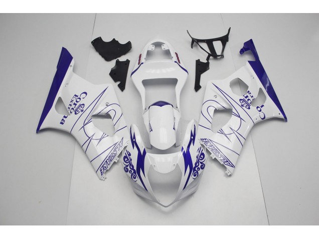 Azul & Blanco Corona 2003-2004 Suzuki GSXR 1000 Carenados Moto Azul & Blanco Corona 2003-2004 Suzuki GSXR 1000 Carenados Moto