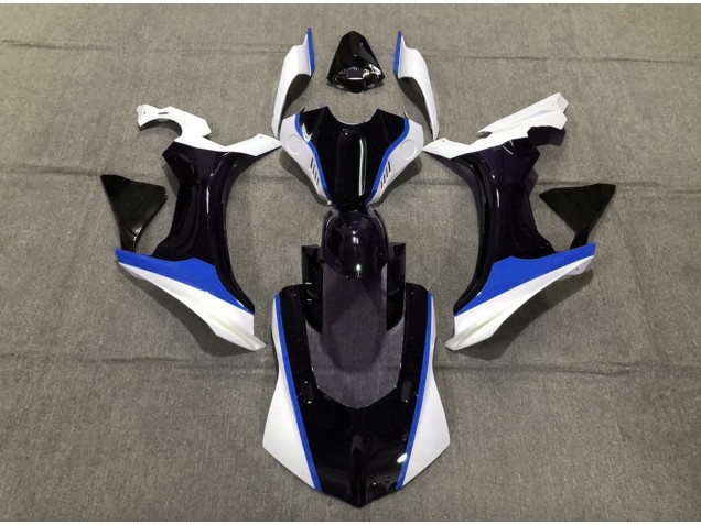 Azul Blanco & Negro 2015-2019 Yamaha R1 Carenados Moto Azul Blanco & Negro 2015-2019 Yamaha R1 Carenados Moto