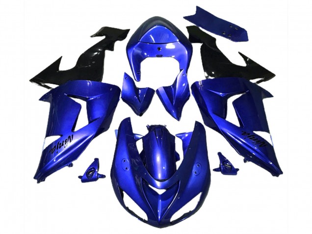 Azul Brillante 2006-2007 Kawasaki ZX10R Carenados Moto Azul Brillante 2006-2007 Kawasaki ZX10R Carenados Moto