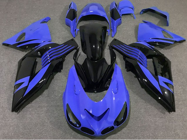 Azul Brillante 2006-2011 Kawasaki ZX14R Carenados Moto Azul Brillante 2006-2011 Kawasaki ZX14R Carenados Moto