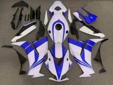 Azul Brillante & Blanco 2012-2016 Honda CBR1000RR Carenados Moto