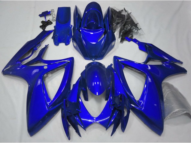 Azul Brillante Liso 2006-2007 Suzuki GSXR 600-750 Carenados Moto Azul Brillante Liso 2006-2007 Suzuki GSXR 600-750 Carenados Moto