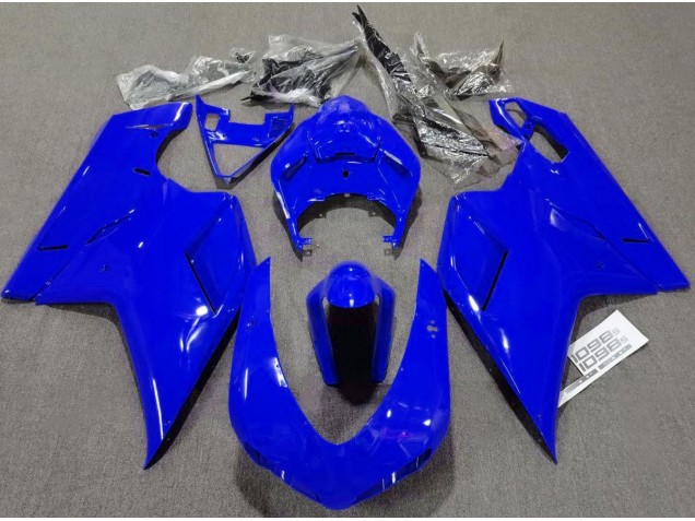 Azul Brillante Liso 2007-2014 Ducati 848 1098 1198 Carenados Moto Azul Brillante Liso 2007-2014 Ducati 848 1098 1198 Carenados Moto
