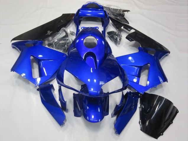 Azul Brillante & Negro 2003-2004 Honda CBR600RR Carenados Moto Azul Brillante & Negro 2003-2004 Honda CBR600RR Carenados Moto
