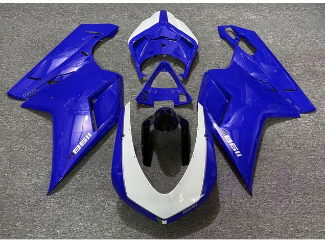 Azul Brillante Sp 2007-2014 Ducati 848 1098 1198 Carenados Moto Azul Brillante Sp 2007-2014 Ducati 848 1098 1198 Carenados Moto