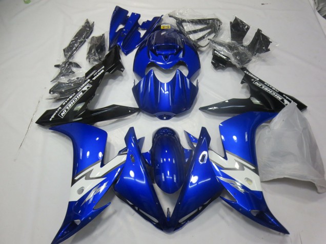 Azul Brillo Blanco 2004-2006 Yamaha R1 Carenados Moto Azul Brillo Blanco 2004-2006 Yamaha R1 Carenados Moto