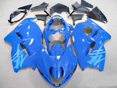 Azul Claro 1997-2007 Suzuki GSXR 1300 Carenados Moto