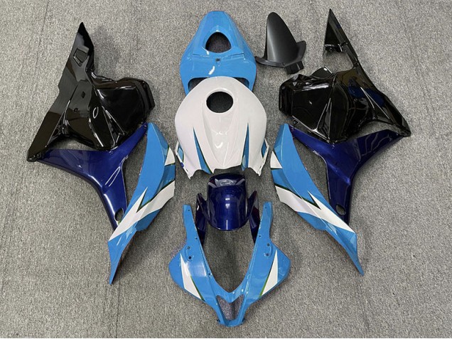 Azul Claro & Blanco 2009-2012 Honda CBR600RR Carenados Moto Azul Claro & Blanco 2009-2012 Honda CBR600RR Carenados Moto