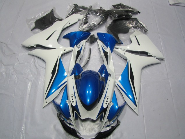 Azul Claro & Blanco 2011-2024 Suzuki GSXR 600-750 Carenados Moto Azul Claro & Blanco 2011-2024 Suzuki GSXR 600-750 Carenados Moto
