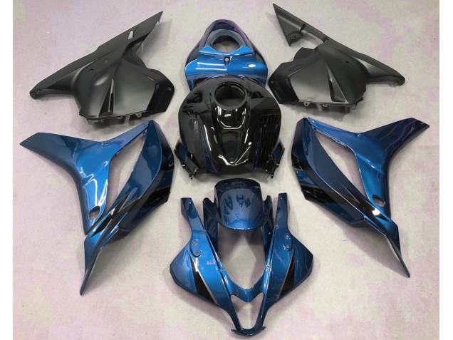 Azul Claro Con Negro 2009-2012 Honda CBR600RR Carenados Moto Azul Claro Con Negro 2009-2012 Honda CBR600RR Carenados Moto