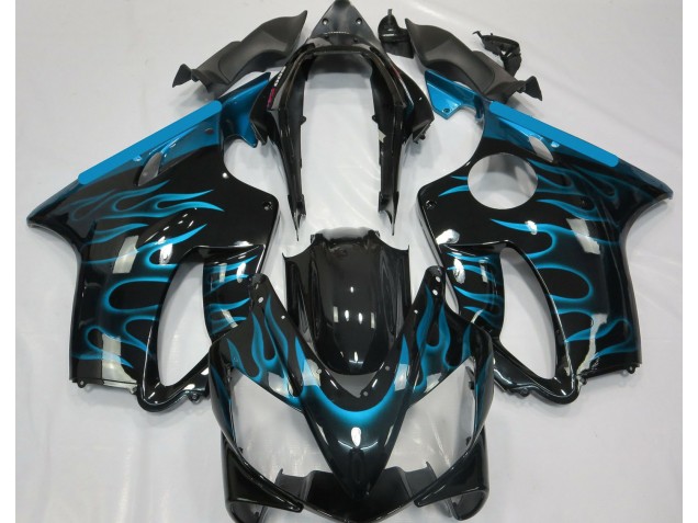 Azul Claro Llama 2004-2007 Honda CBR600 F4i Carenados Moto Azul Claro Llama 2004-2007 Honda CBR600 F4i Carenados Moto
