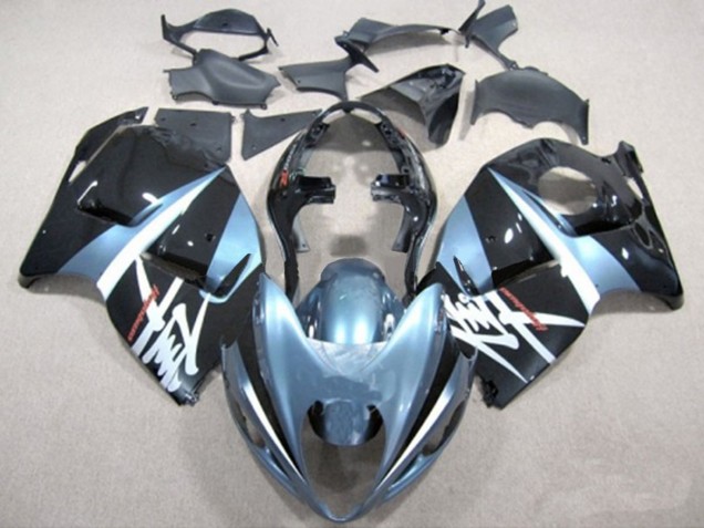 Azul Claro & Negro 1997-2007 Suzuki GSXR 1300 Carenados Moto Azul Claro & Negro 1997-2007 Suzuki GSXR 1300 Carenados Moto
