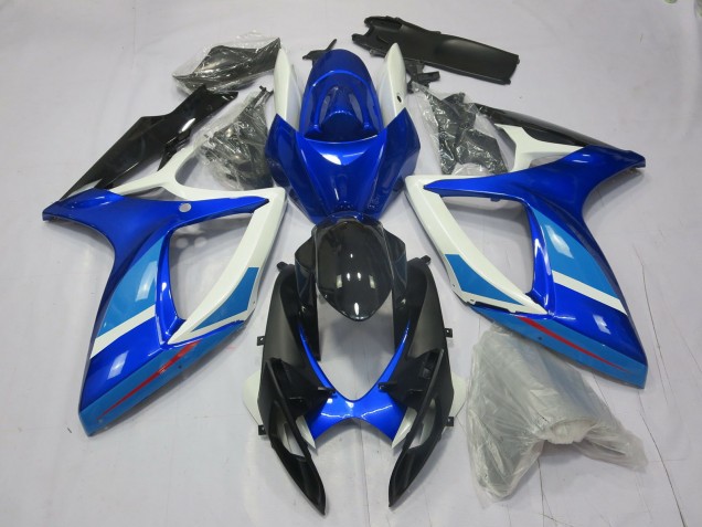 Azul Claro & Oscuro 2006-2007 Suzuki GSXR 600-750 Carenados Moto Azul Claro & Oscuro 2006-2007 Suzuki GSXR 600-750 Carenados Moto