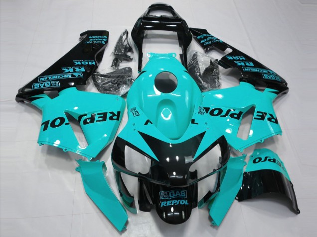 Azul Claro Repsol 2003-2004 Honda CBR600RR Carenados Moto Azul Claro Repsol 2003-2004 Honda CBR600RR Carenados Moto