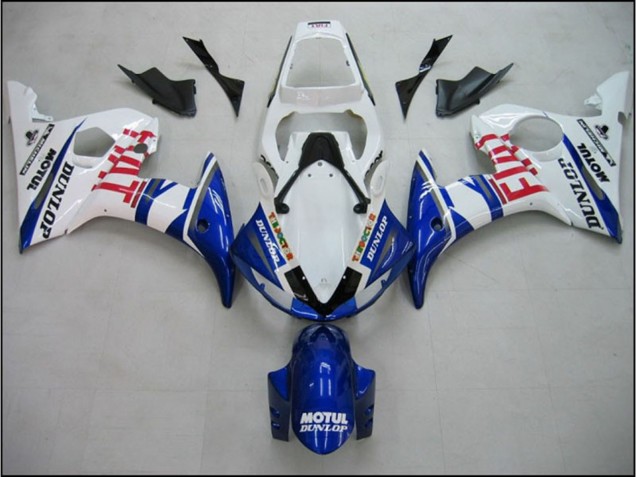 Azul Fiat 2005 Yamaha R6 Carenados Moto Azul Fiat 2005 Yamaha R6 Carenados Moto