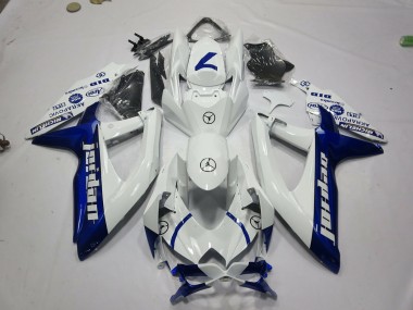 Azul Jordan 2008-2010 Suzuki GSXR 600-750 Carenados Moto