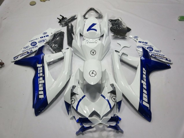 Azul Jordan 2008-2010 Suzuki GSXR 600-750 Carenados Moto Azul Jordan 2008-2010 Suzuki GSXR 600-750 Carenados Moto