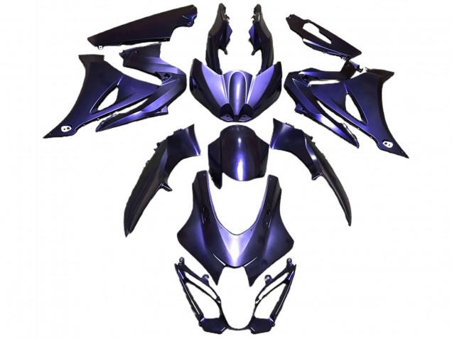Azul Mate 2017-2023 Suzuki GSXR 1000 Carenados Moto Azul Mate 2017-2023 Suzuki GSXR 1000 Carenados Moto