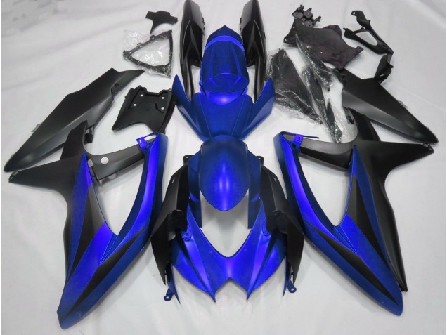 Azul Mate Sin R 2008-2010 Suzuki GSXR 600-750 Carenados Moto Azul Mate Sin R 2008-2010 Suzuki GSXR 600-750 Carenados Moto