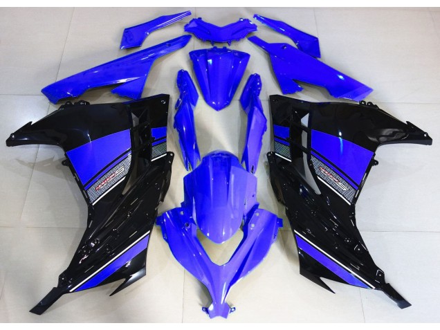 Azul Medianoche & Negro 2013-2018 Kawasaki Ninja 300 Carenados Moto Azul Medianoche & Negro 2013-2018 Kawasaki Ninja 300 Carenados Moto