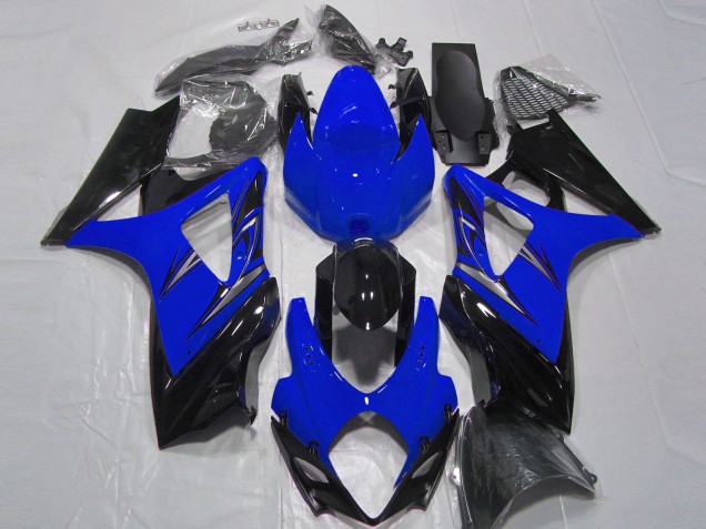Azul & Negro 2007-2008 Suzuki GSXR 1000 Carenados Moto Azul & Negro 2007-2008 Suzuki GSXR 1000 Carenados Moto