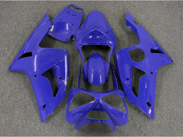 Azul Oscuro Liso 2003-2004 Kawasaki ZX6R Carenados Moto Azul Oscuro Liso 2003-2004 Kawasaki ZX6R Carenados Moto