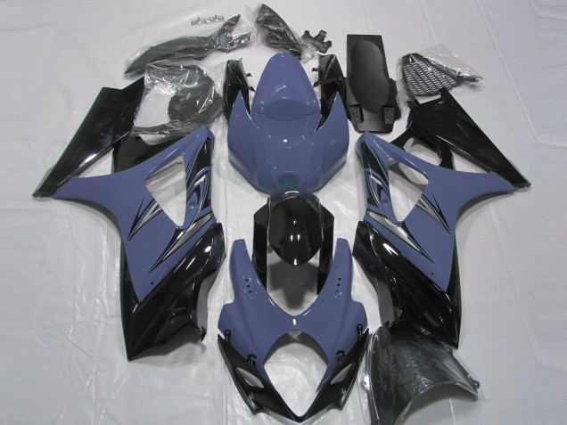 Azul Oscuro & Negro 2007-2008 Suzuki GSXR 1000 Carenados Moto Azul Oscuro & Negro 2007-2008 Suzuki GSXR 1000 Carenados Moto