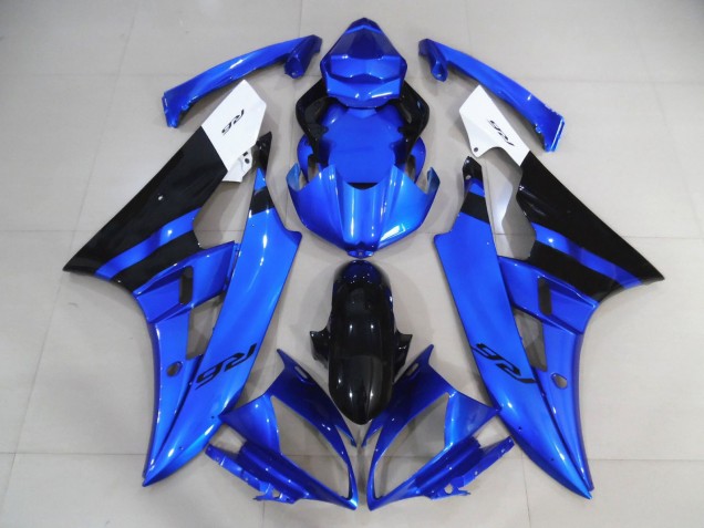 Azul Personalizado 2006-2007 Yamaha R6 Carenados Moto Azul Personalizado 2006-2007 Yamaha R6 Carenados Moto