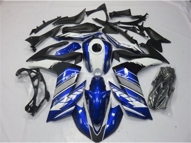 Azul & Plata 2015-2018 Yamaha R3 Carenados Moto Azul & Plata 2015-2018 Yamaha R3 Carenados Moto