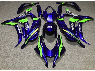 Azul Profundo Trickstar 2016-2019 Kawasaki ZX10R Carenados Moto