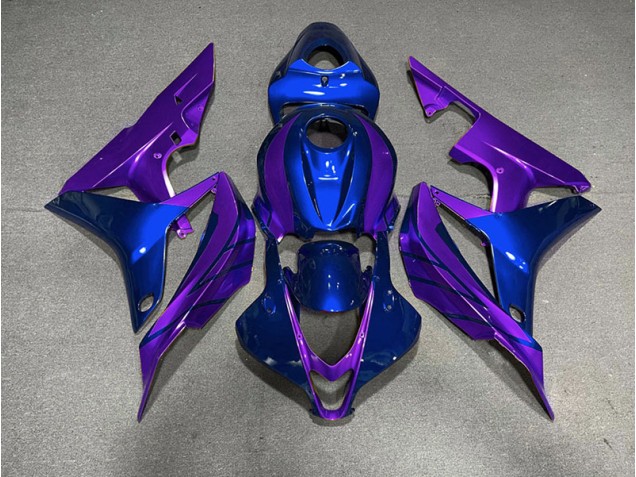 Azul Púrpura 2007-2008 Honda CBR600RR Carenados Moto Azul Púrpura 2007-2008 Honda CBR600RR Carenados Moto