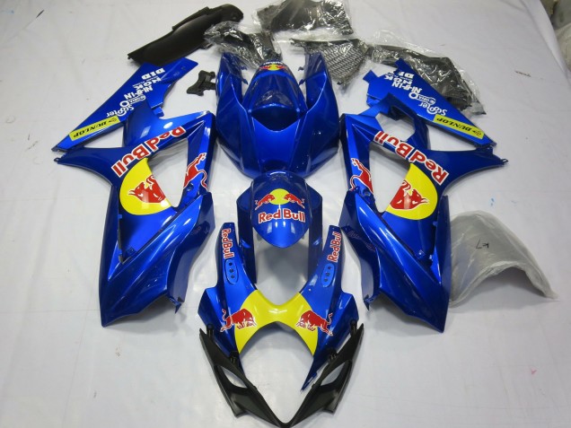 Azul Rojo Toro 2007-2008 Suzuki GSXR 1000 Carenados Moto Azul Rojo Toro 2007-2008 Suzuki GSXR 1000 Carenados Moto