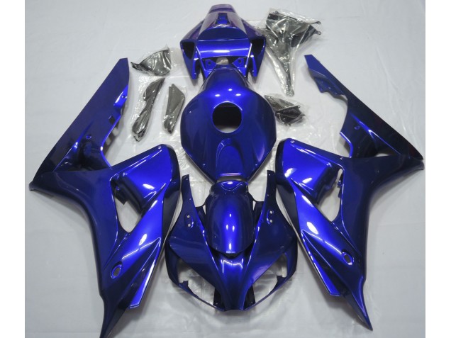 Azul Solido 2006-2007 Honda CBR1000RR Carenados Moto Azul Solido 2006-2007 Honda CBR1000RR Carenados Moto