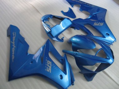 Azul Vibrante 2006-2008 Triumph Daytona 675 Carenados Moto