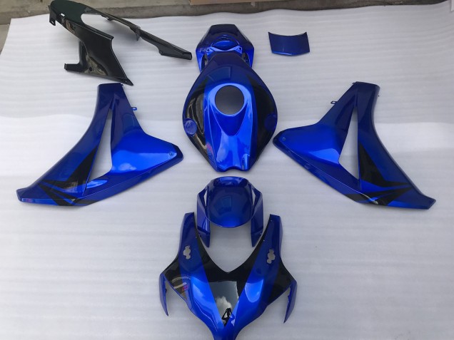 Azul Vibrante De Alto Brillo 2008-2011 Honda CBR1000RR Carenados Moto Azul Vibrante De Alto Brillo 2008-2011 Honda CBR1000RR Carenados Moto