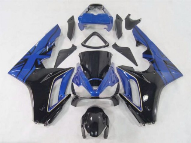 Bandera Azul / Negro 2006-2008 Triumph Daytona 675 Carenados Moto Bandera Azul / Negro 2006-2008 Triumph Daytona 675 Carenados Moto