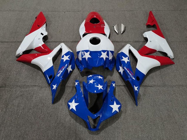 Bandera Estadounidense 2007-2008 Honda CBR600RR Carenados Moto Bandera Estadounidense 2007-2008 Honda CBR600RR Carenados Moto