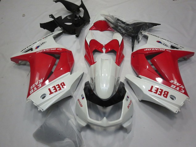 Beet Roja & Blanca 2008-2012 Kawasaki Ninja 250 Carenados Moto Beet Roja & Blanca 2008-2012 Kawasaki Ninja 250 Carenados Moto